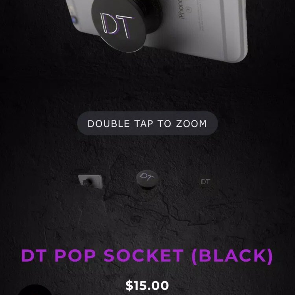 •Dolan Twins black pop socket